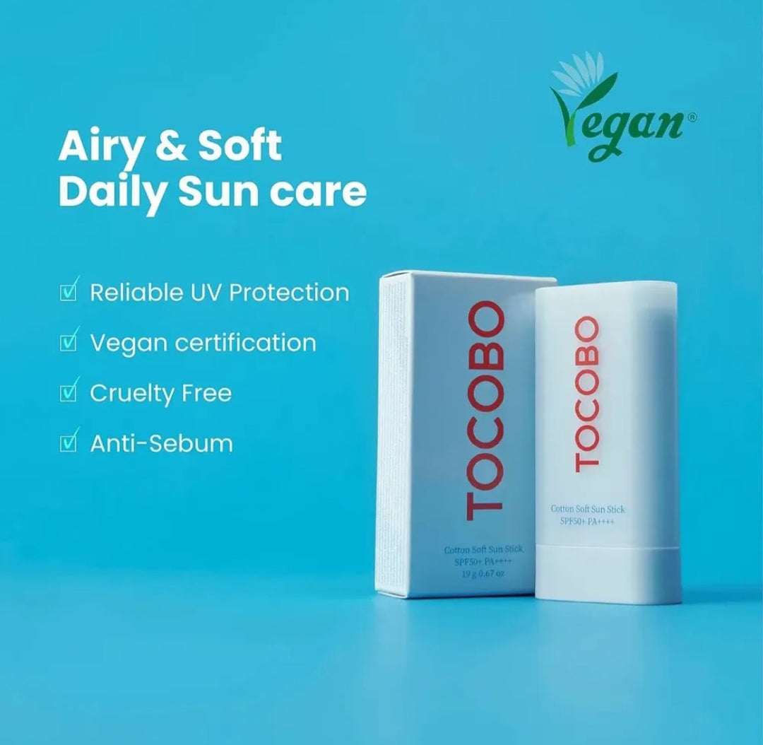 TOCOBO Cotton Soft Sun Stick SPF50+ PA++++