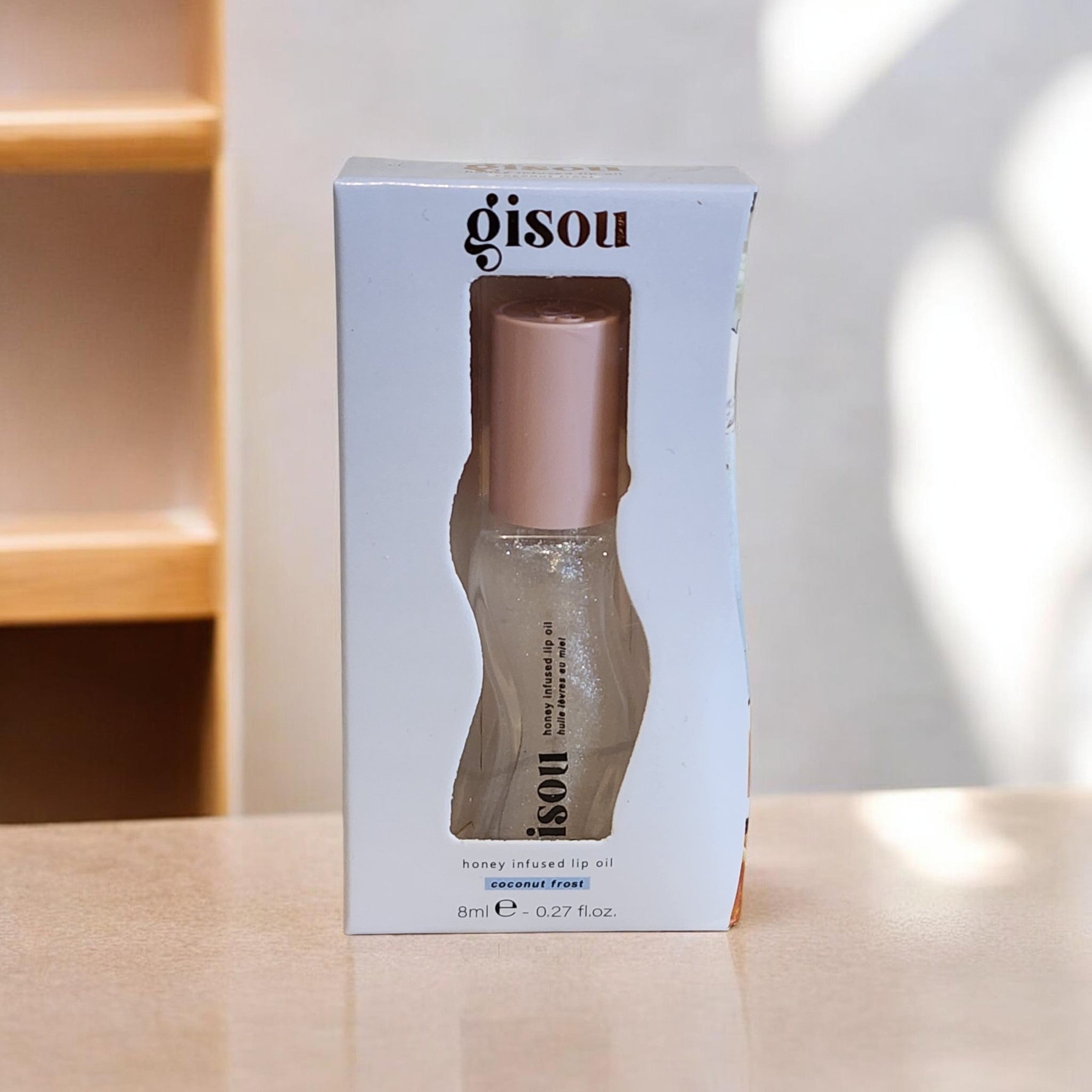 Gisou Honey Infused Lip Oil Coconut Frost