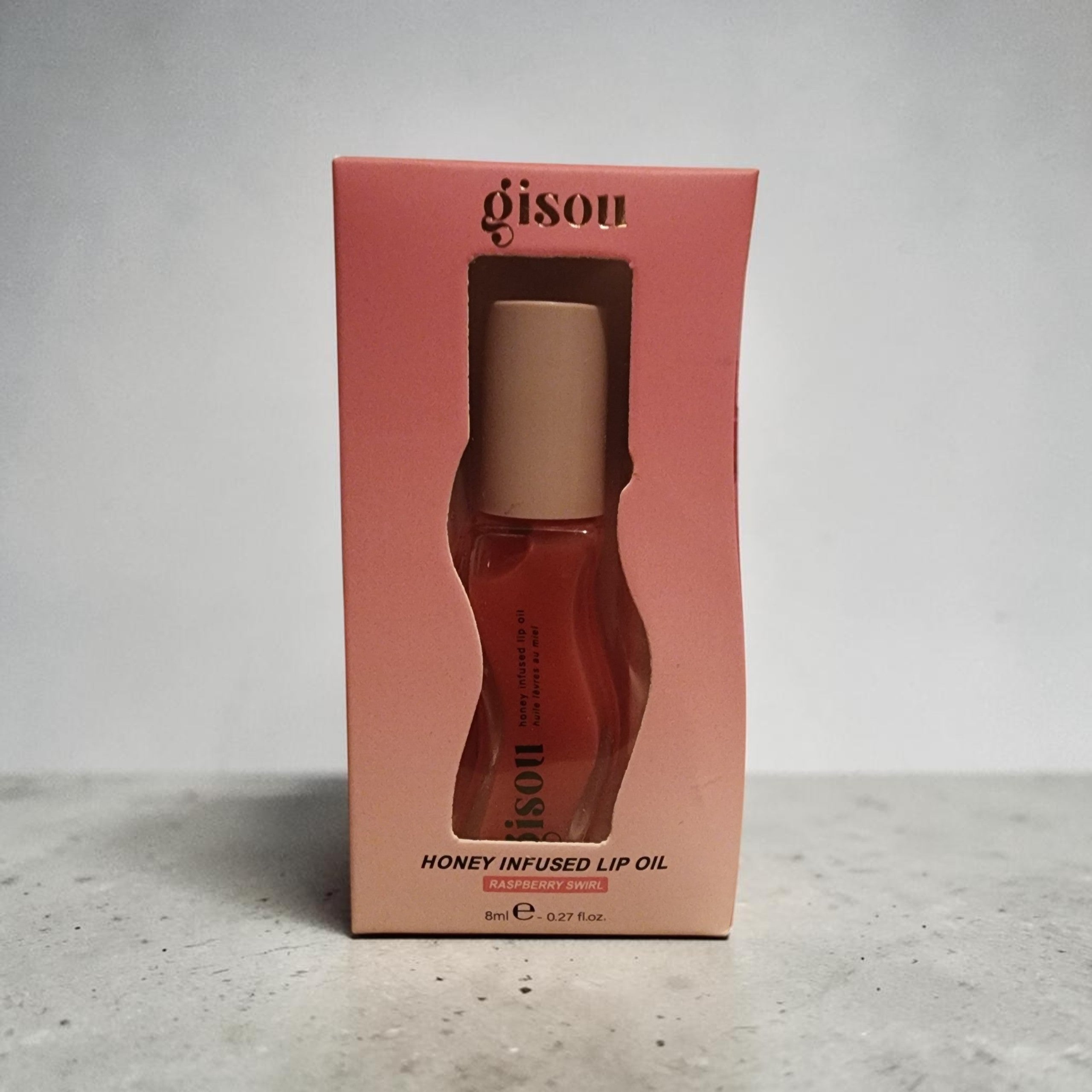 Gisou Honey Infused Lip Oil Raspberry Swirl