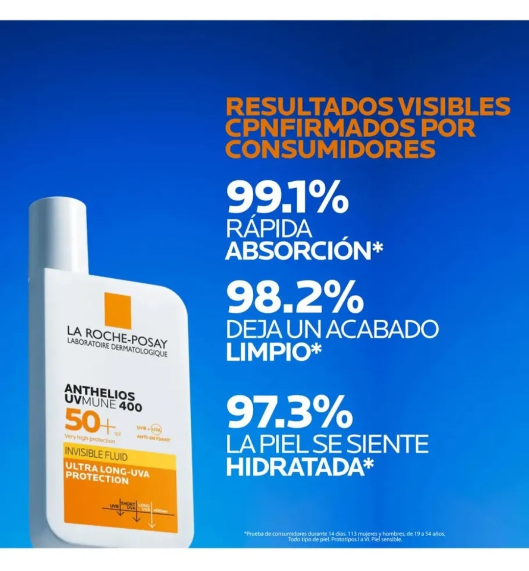 La Roche-Posay Anthelios UVMune 400 Fluido Invisible SPF50+