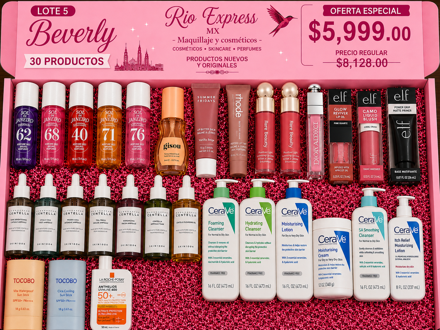 Lote 5. Beverly - 30 Productos Originales