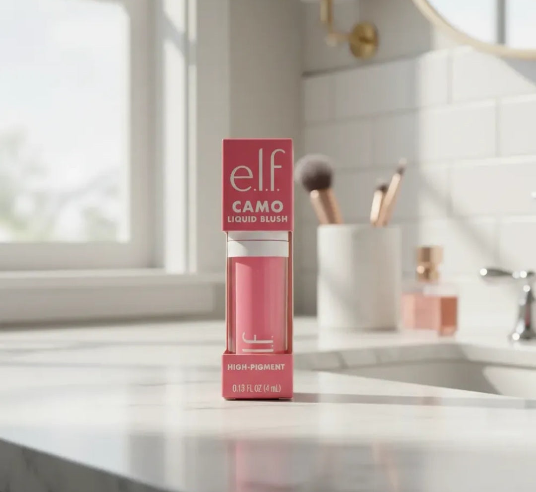 e.l.f. Camo Liquid Blush – Rubor Líquido de Alta Pigmentación 4 ml
