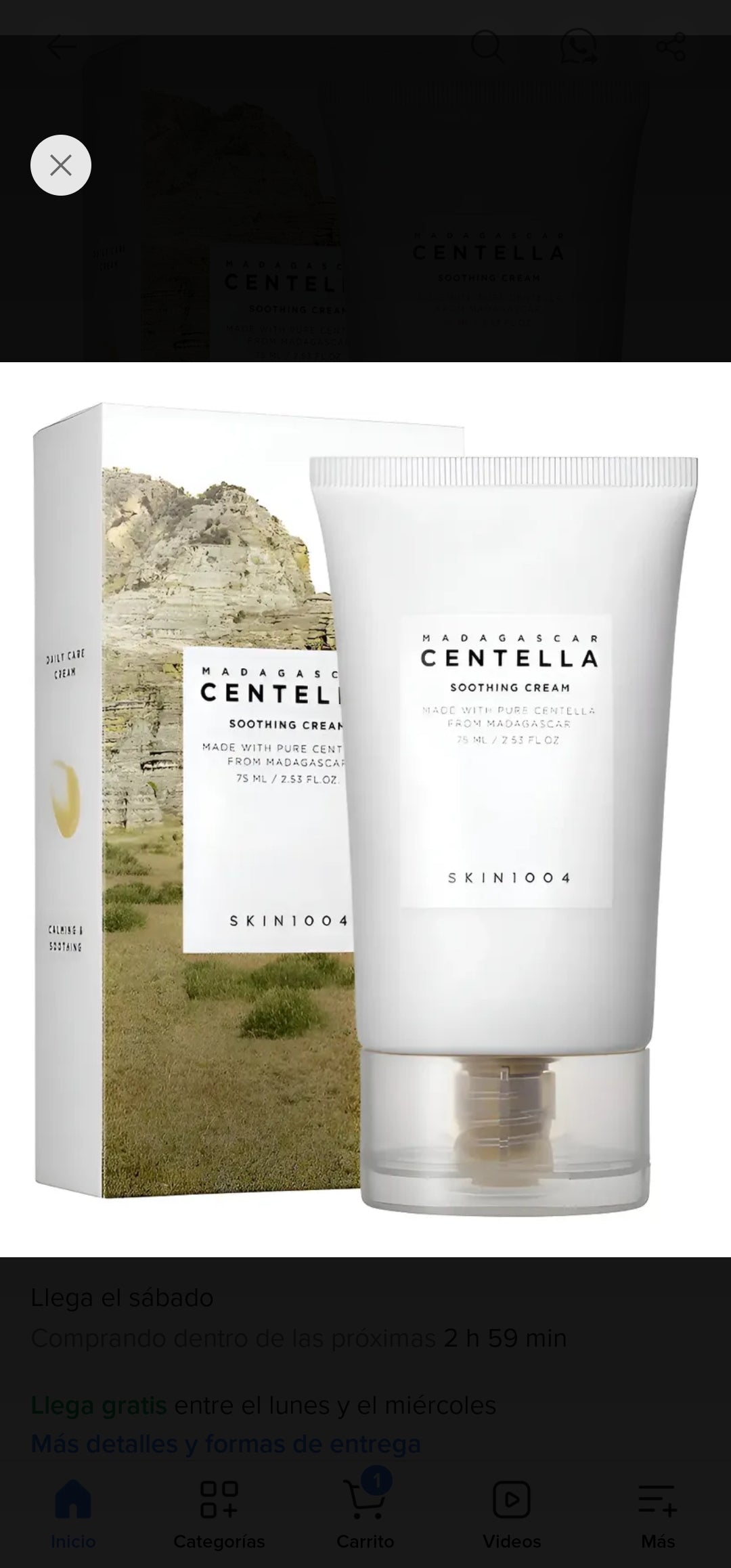 Madagascar Centella Soothing Cream – 75 ml