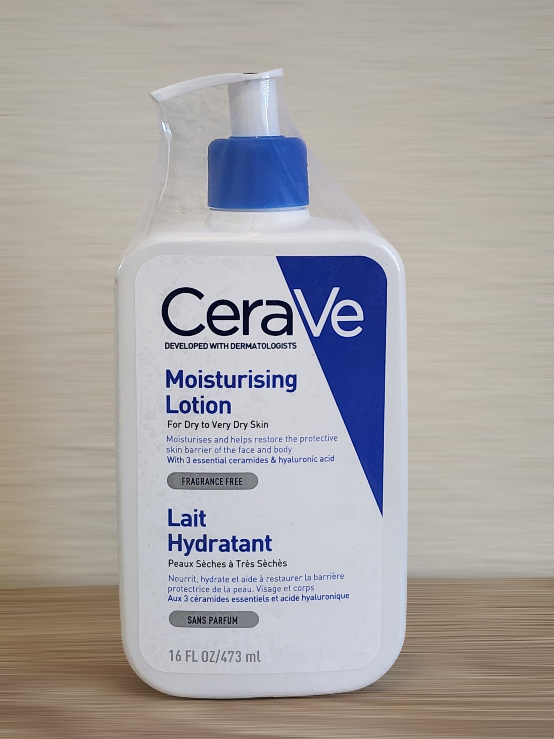 CeraVe Moisturing Loción 473ml - Loción hidratante para rostro y cuerpo